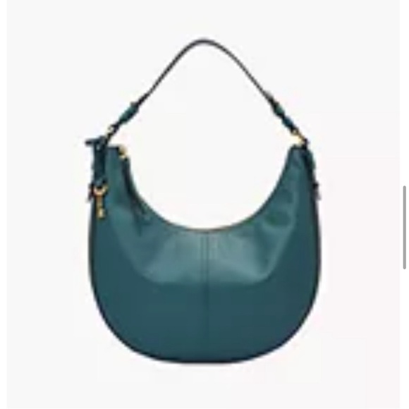 Fossil Handbags - FOR LESLIE🖤FOSSIL🖤Shae Teal Large Hobo/NWOT
